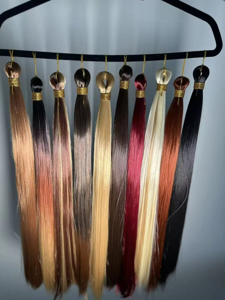 Bone straight silky braiding hair