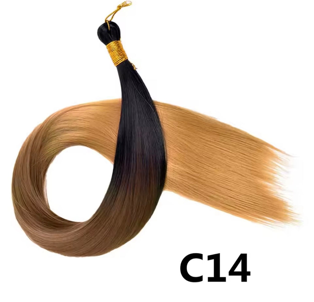 Bone straight silky braiding hair