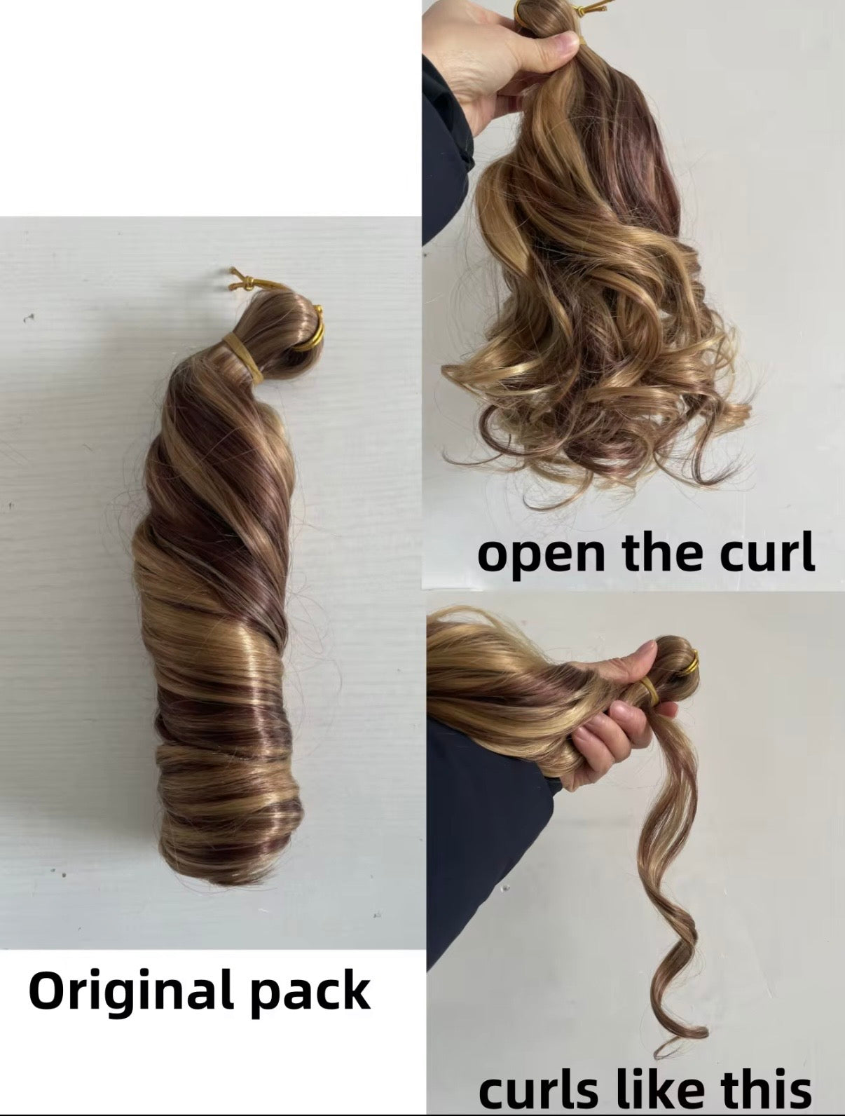 Silky Bob French Curls BOHO Hairstyles Synthetic Spiral Curl Braiding Extensions 10"