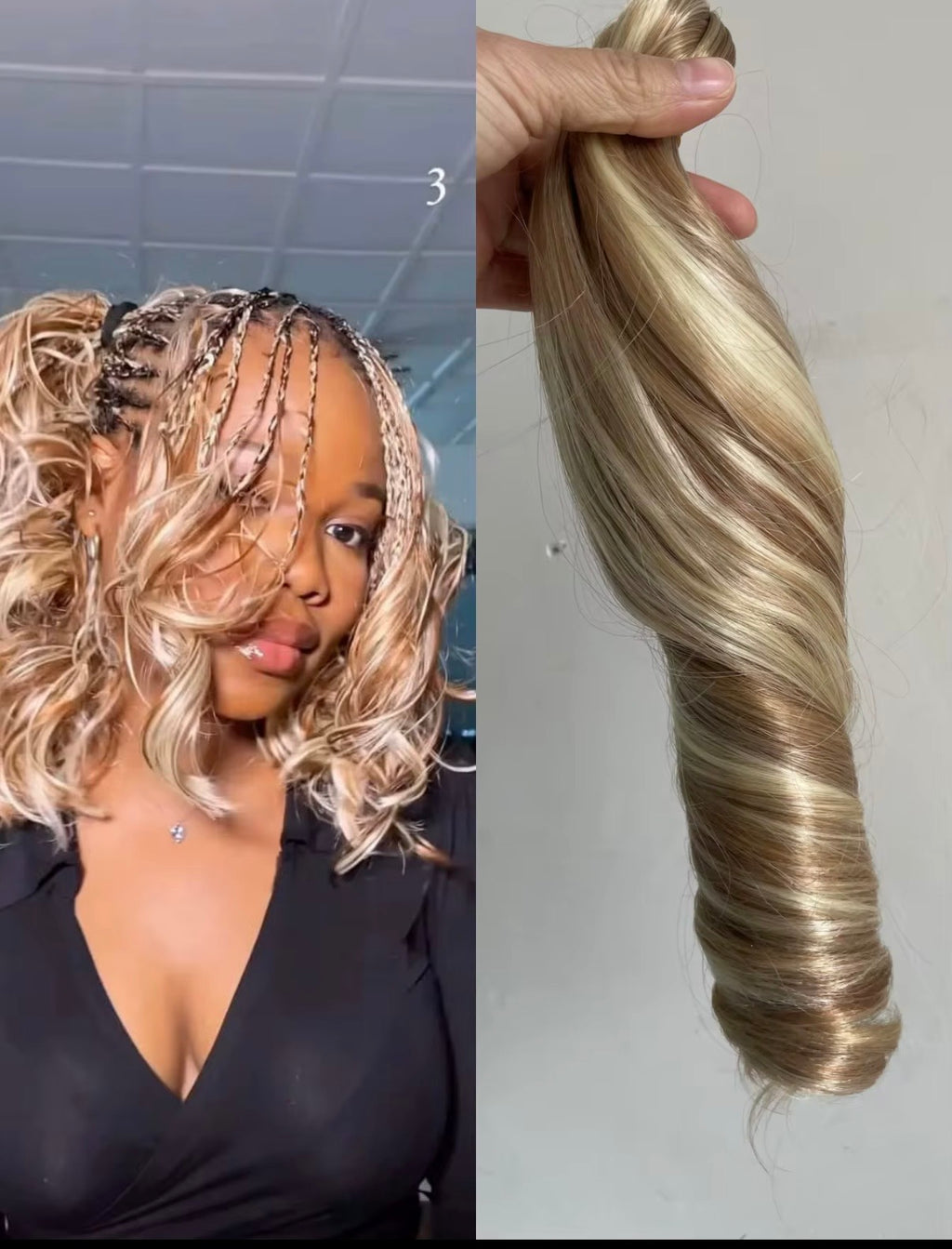 Silky Bob French Curls BOHO Hairstyles Synthetic Spiral Curl Braiding Extensions 10"