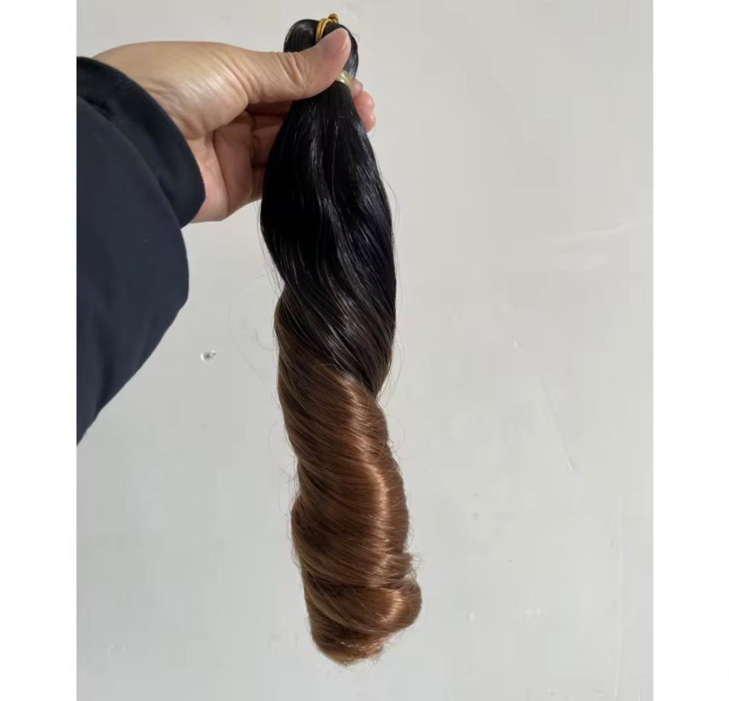 Silky Bob French Curls BOHO Hairstyles Synthetic Spiral Curl Braiding Extensions 10"